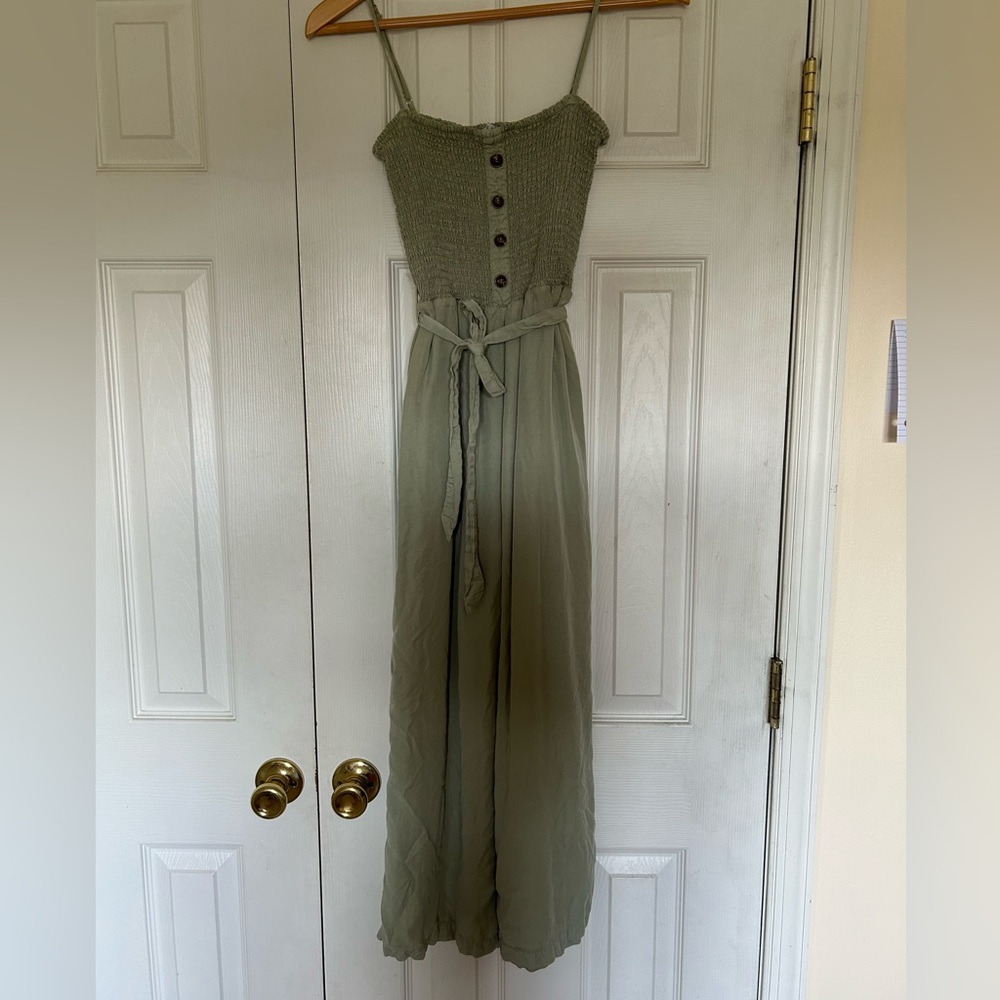 LoveTree green jumpsuit